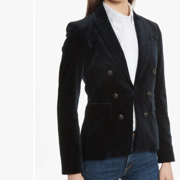 Veronica Beard Cliff Corduroy Blazer Jacket Size 6 - Picture 2 of 14